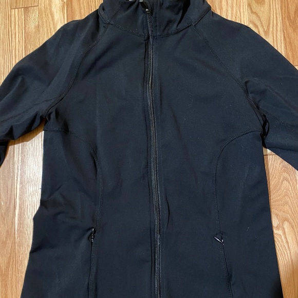Women’s Black Nylon/Spandex Athletic jacket, size L - Picture 2 of 4